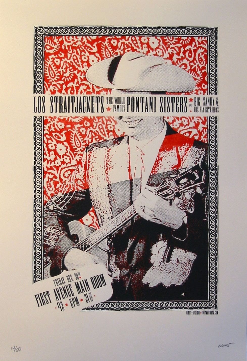 Los Strait Jackets Rock Poster