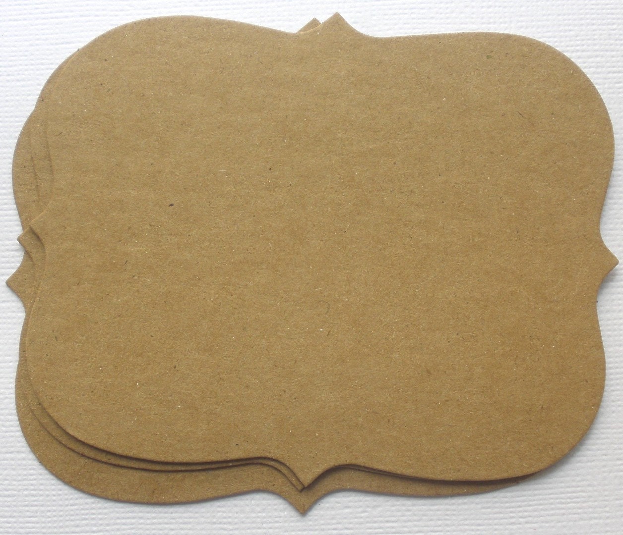 3 ORNATE NOTES Raw CHiPBOARD Bare Die Cuts