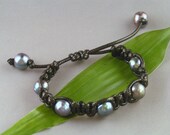 Macrame Bracelet - Freshwater Pearl