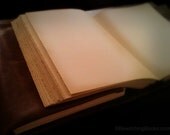 XL Handmade Blank Leather bound Practical Magic Book  Replica (Book Of Shadows Double Book)