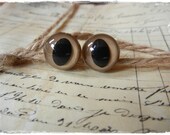15mm Beige Cat Safety Eyes for Plush Stuffed Animals 10 Pieces