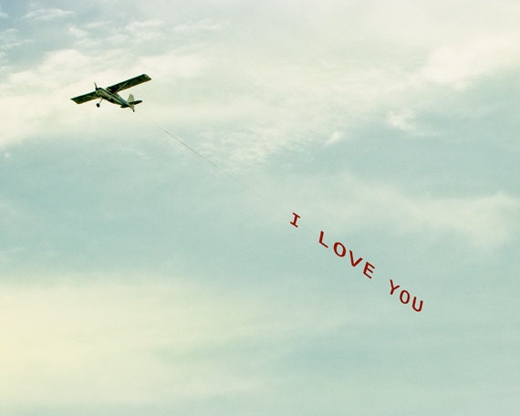 Fathers Day, Message of Love  - I Love You  8x10