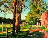 Landscape Painting - After the Rain - 11 X 14 Gicl&Atilde;&copy;e Print