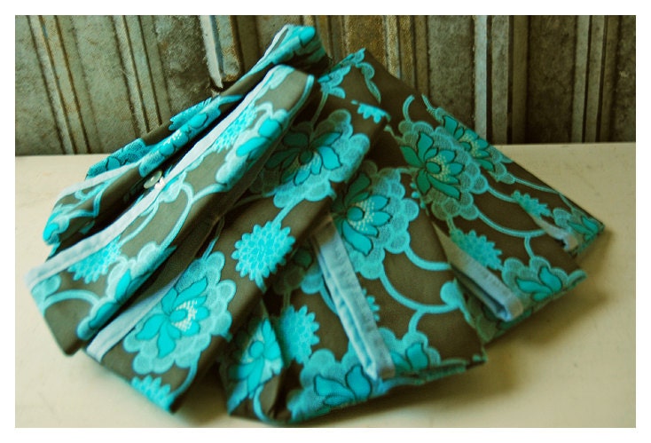 bags and purses: Bridesmaid Clutch set 8 Purse Red brown aqua Wedding Party Bag Design Your Own Handmade Pouch Kindlle Make Up tagt team