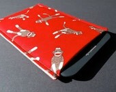 Kindle Case / Kindle Cover / Kindle Sleeve / Kindle 3 Case / Nook Case / NookColor Case / Kobo Case /  Kindle 3 - Sock Monkey Mania