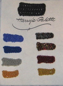 Harry's Palette for a Dorothy's Sweater Dream Coat with Weasley Sleeves