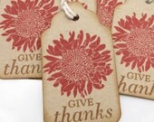 Thanksgiving Gift Tags Give Thanks Mum - Set of 8 medium Il_170x135