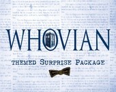 Doctor Who Inspired MINI Surprise Package, Whovian Mini Present in Organza Gift Bag