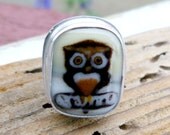 Owl  -  Sterling silver  ring