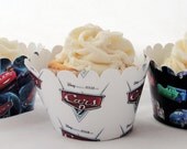 Cars 2  Cupcake wrappers