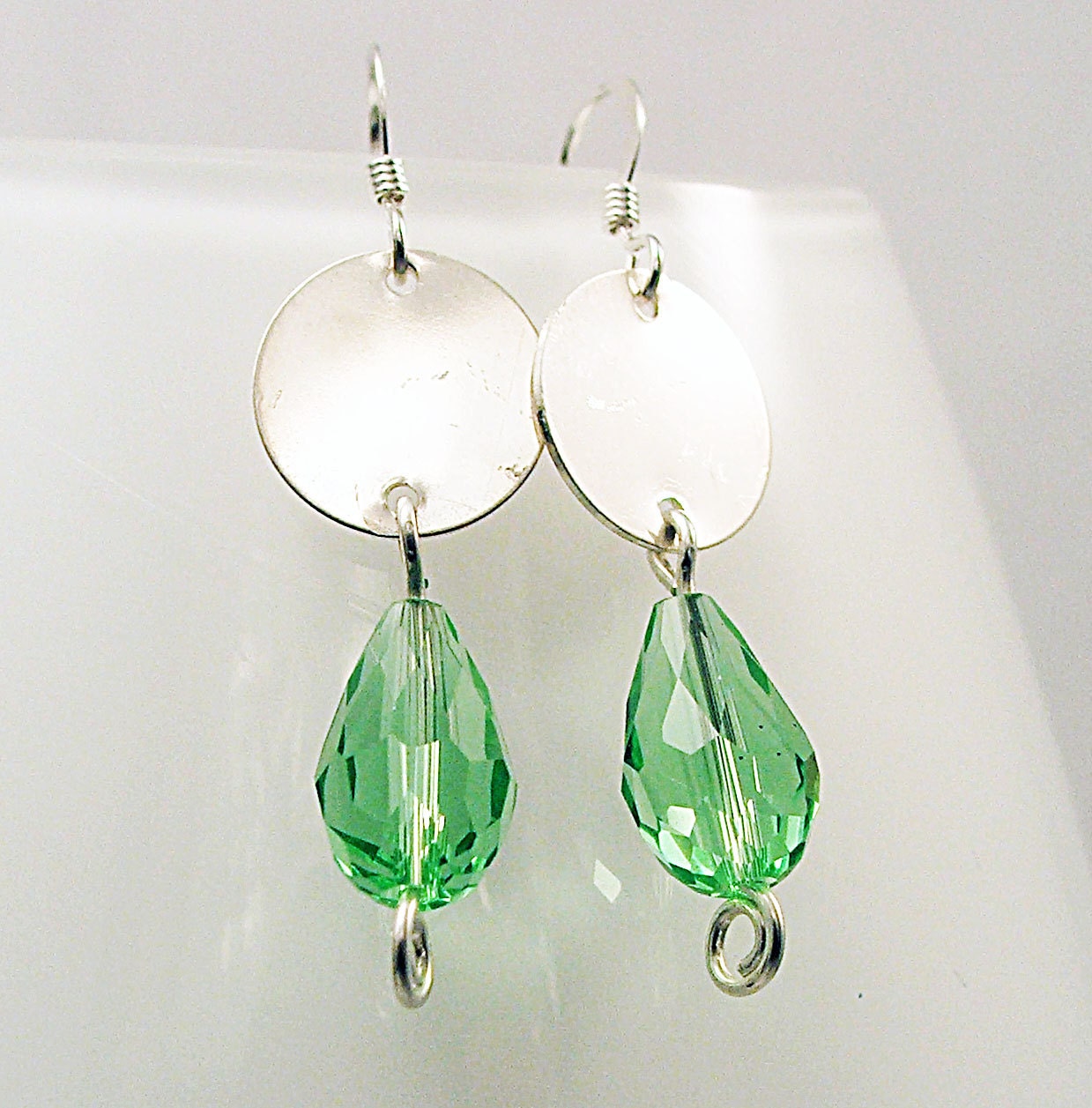 Mint Coin Sterling Silver Earrings