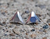 Vintage Super Sparklers Teenies- Silver Rocket Swarovski Crystal Stud Earrings