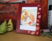 SALE Fish's Flight, a 5 x 7 spirit of a little goldfish finds out how big the universe is print by Lea Keohane