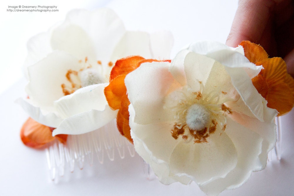 Caramel Creme Hair Combs- Set of 2