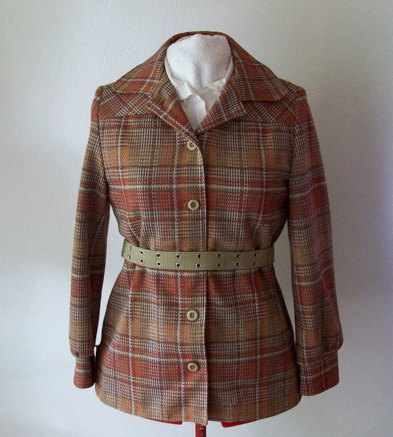 Plaid Jacket - 1960's Vintage