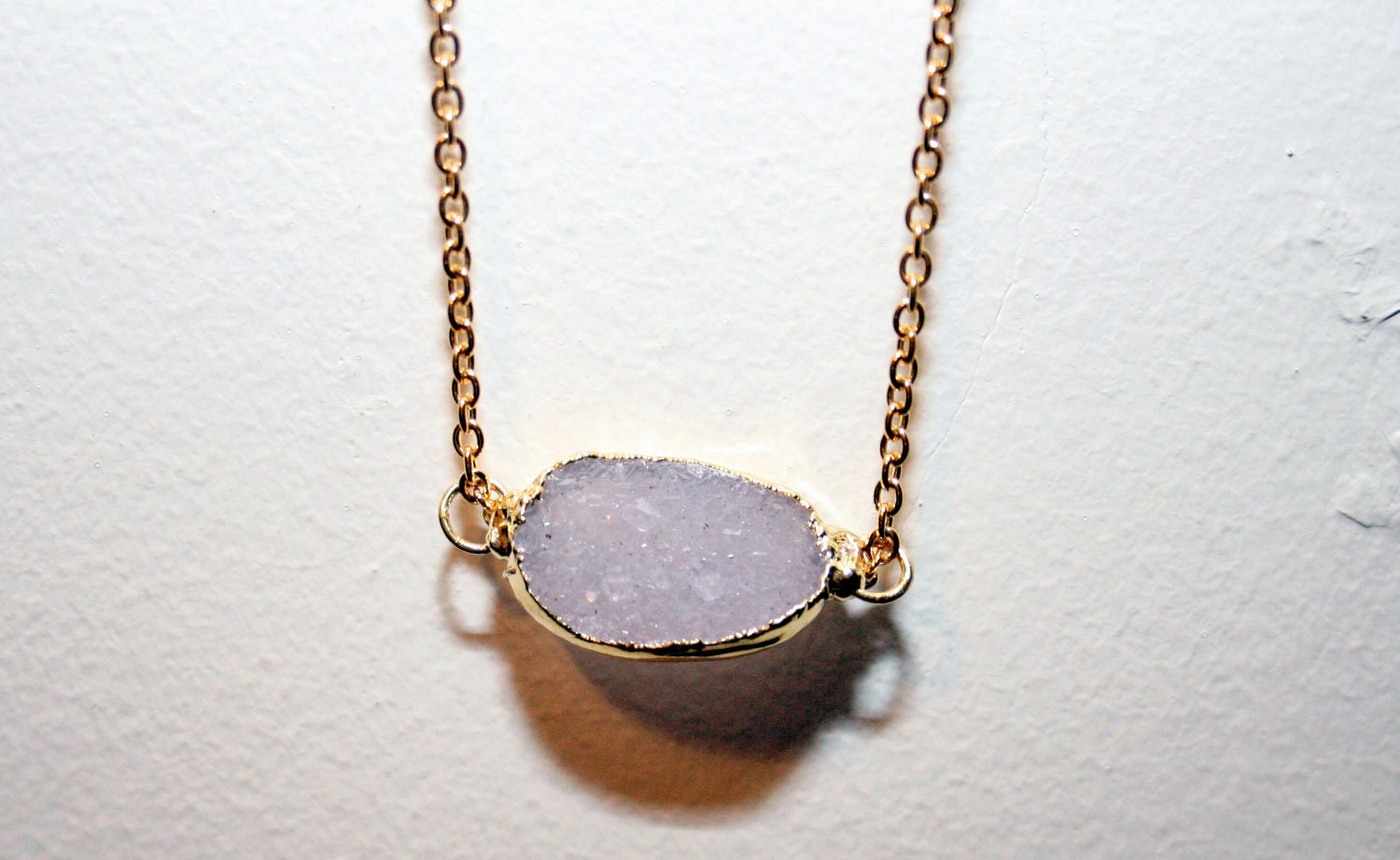 Jasper & Quartz Druzy Necklace