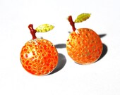 Orange Earrings