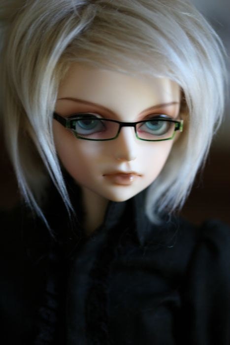 18 pairs RECTANGLE style printed glasses for MSD BJD, Ellowyne Wilde, Kaye Wiggs by Raw-Kiss