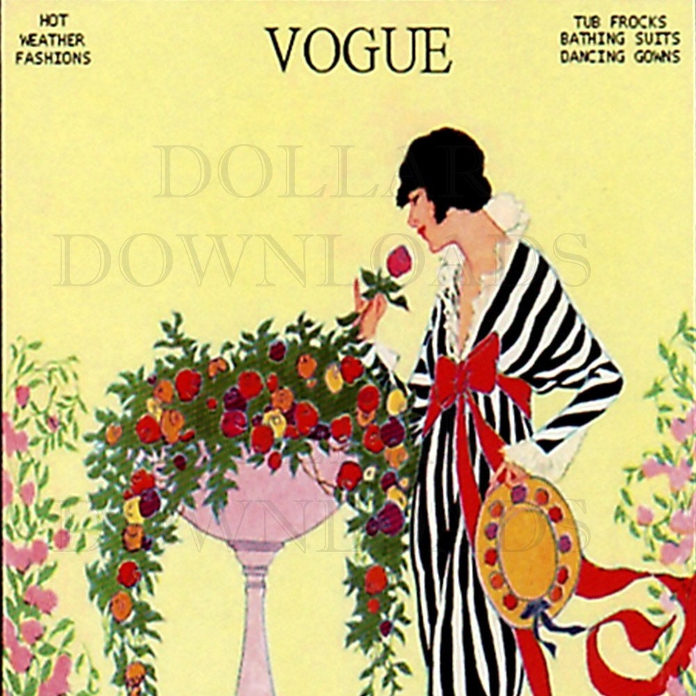 VOGUE Magazine Cover June 1913 Digital Image Download No. 1103 Buy 3 Images and Get 2 Free