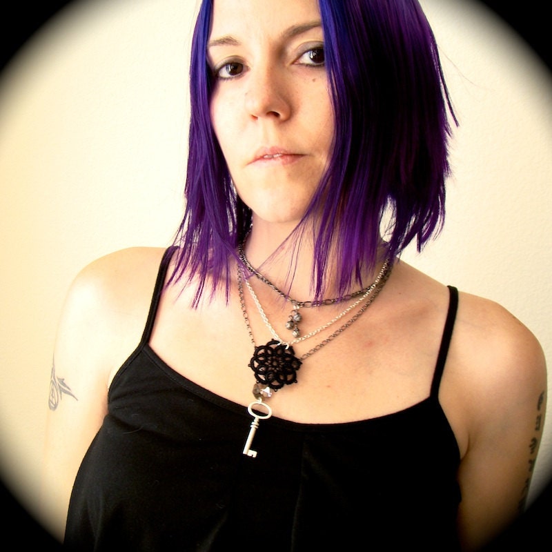 Multi Chain Necklace - TotusMel Tats Charm Necklace (2)