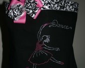 Tutu Tote Bag - Rhinestone Ballerina Girl