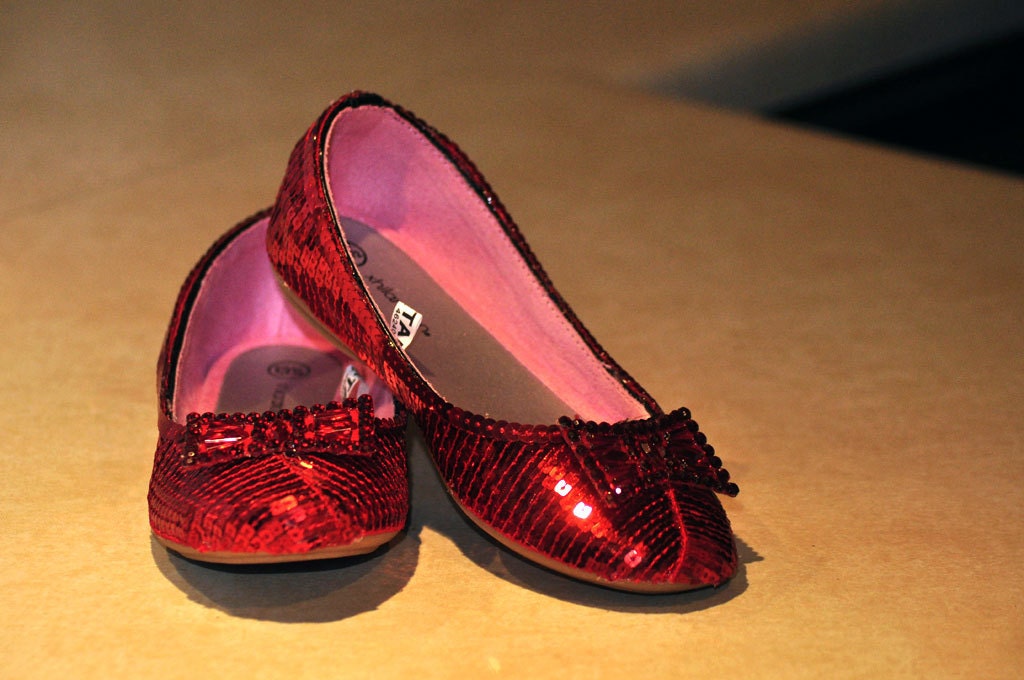 Ruby Slippers for Little Girls--Made in your child's size.