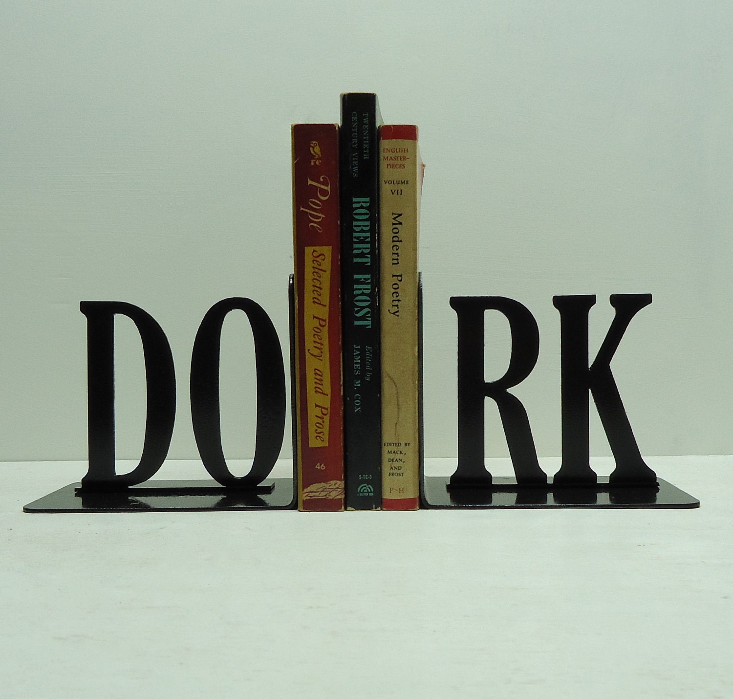 DORK Text Bookends - FREE USA Shipping