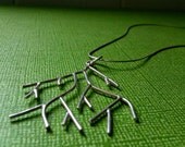 Large Branches Necklace Recycled Sterling Silver