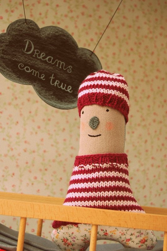 Zacharie one of a kind original handmade art doll