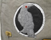 Poes Raven - Canvas Messenger Bag - Field Style for School, College, Vacation, Book, Laptop