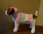 Dog Sweater Hand Knit Tosca Cable Sm/Med RESERVED FOR CATHERINE