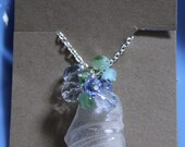 Kiss The Bottle Sea Glass Necklace