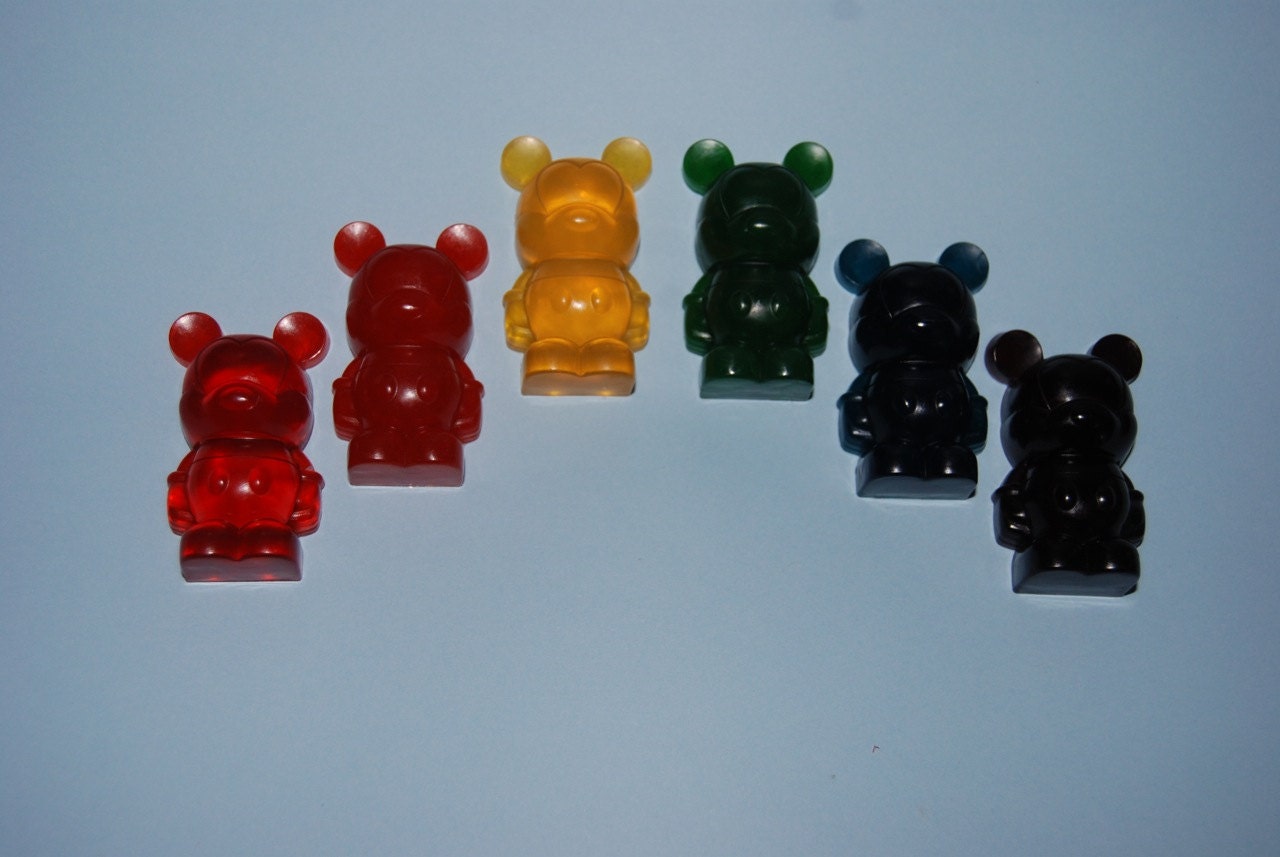Rainbow Cartoon Mouse Glycerin Soap Set