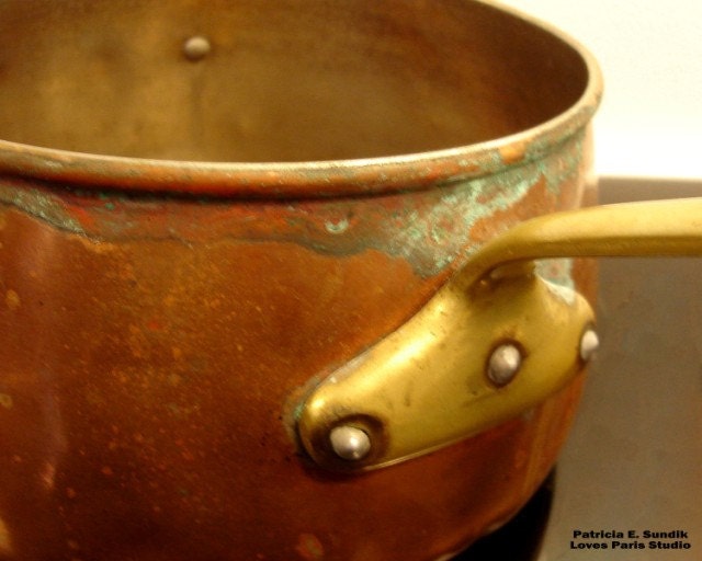 French Copper Pot Photo, 10 x 8,  Photo, Fine Art Photograph