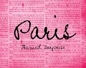 Large Paris Surprise Package, French, Eiffel Tower Inspired Present in Organza Gift Bag