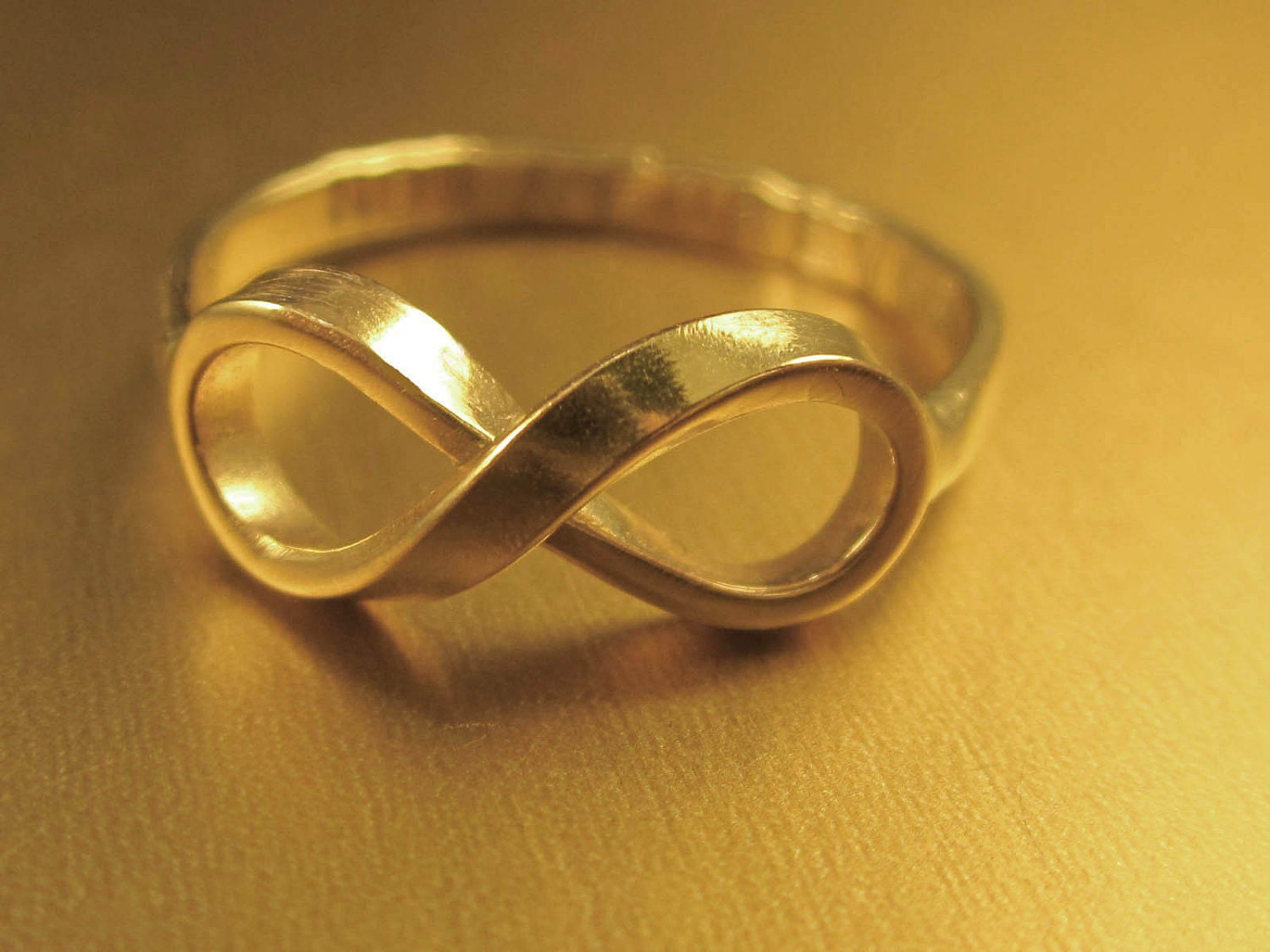 Solid Gold NOW & FOREVER Infinity Ring exclusively by donnaodesigns