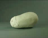 LARGE Plaster Eggplant Casting Sculpture