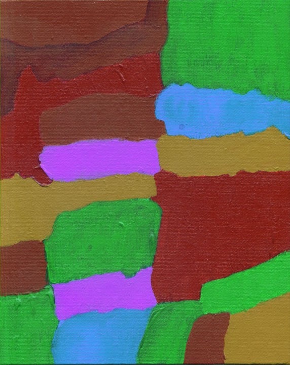 Original Abstract Art - Artist with Autism - More Patches