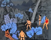 Swimmers- Archival Print