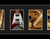 JAZZ-100 Alphabet Letter Art Photography choices- available in color, black & white or sepia
