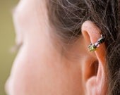 beaded nose ring-- 18 gauge bejeweled, handmade by thebeadedlily on etsy