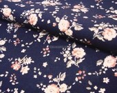 Country Flowers in Dark Navy -- EK-QS38229D