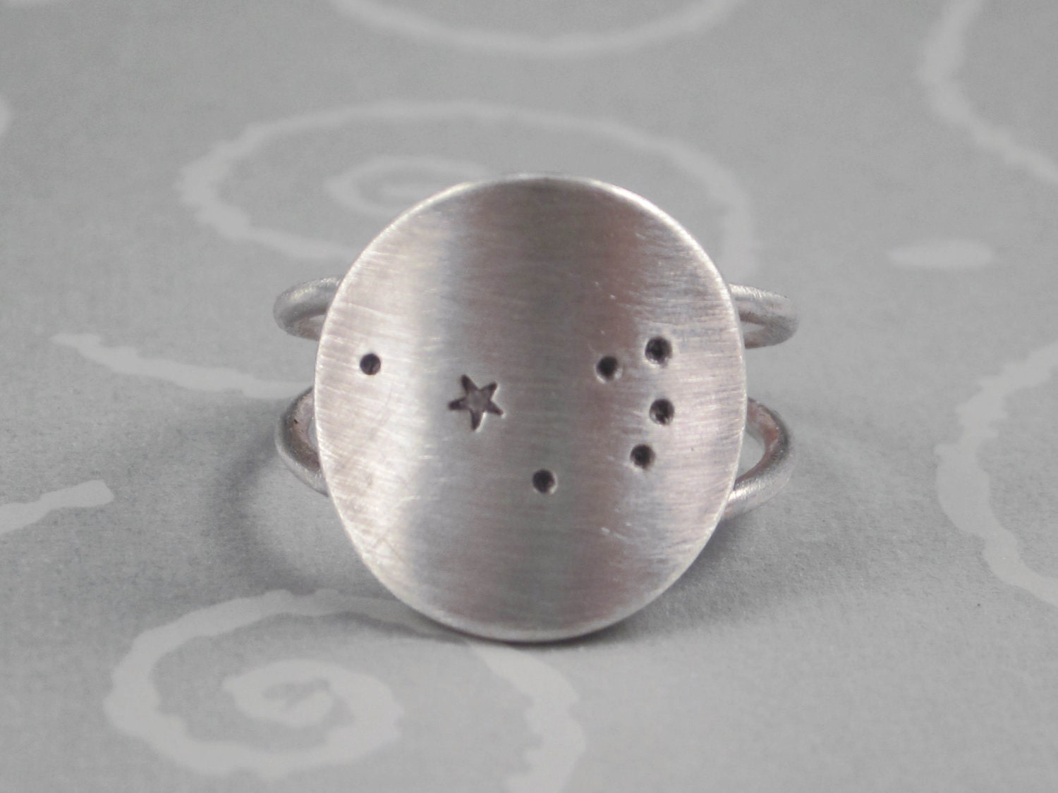Pleiades Constellation Ring by donnaodesigns