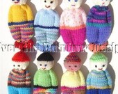 PDF Version Comfort Doll Knitting Pattern Easy to Make 5 Inch knitted Pocket Doll