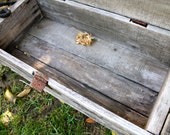 Rustic Industrial Wood Box Patina