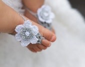 Baby Barefoot Sandals. Girl stylish foot wear for those tiny earth bound toes.