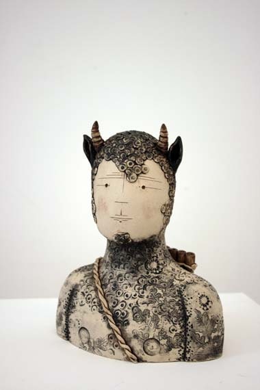 Greek mythology - Pan or Woodland Faun sculpture - Goat man