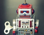 Robot Tin Toy 5 x 7 photograph print