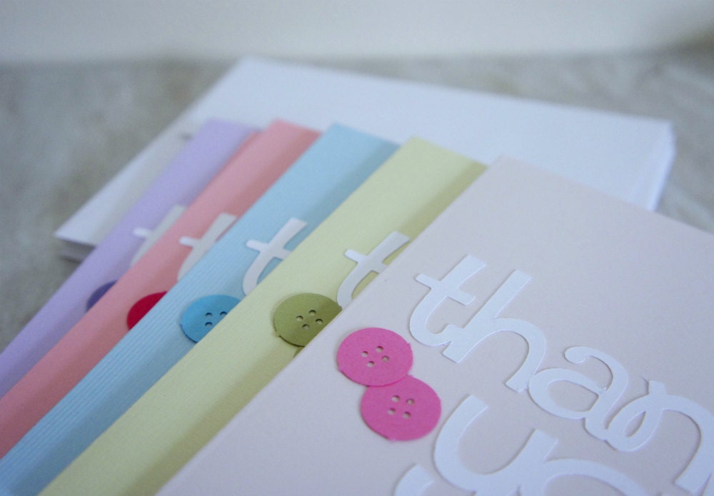 Pastel Thank You Card Set