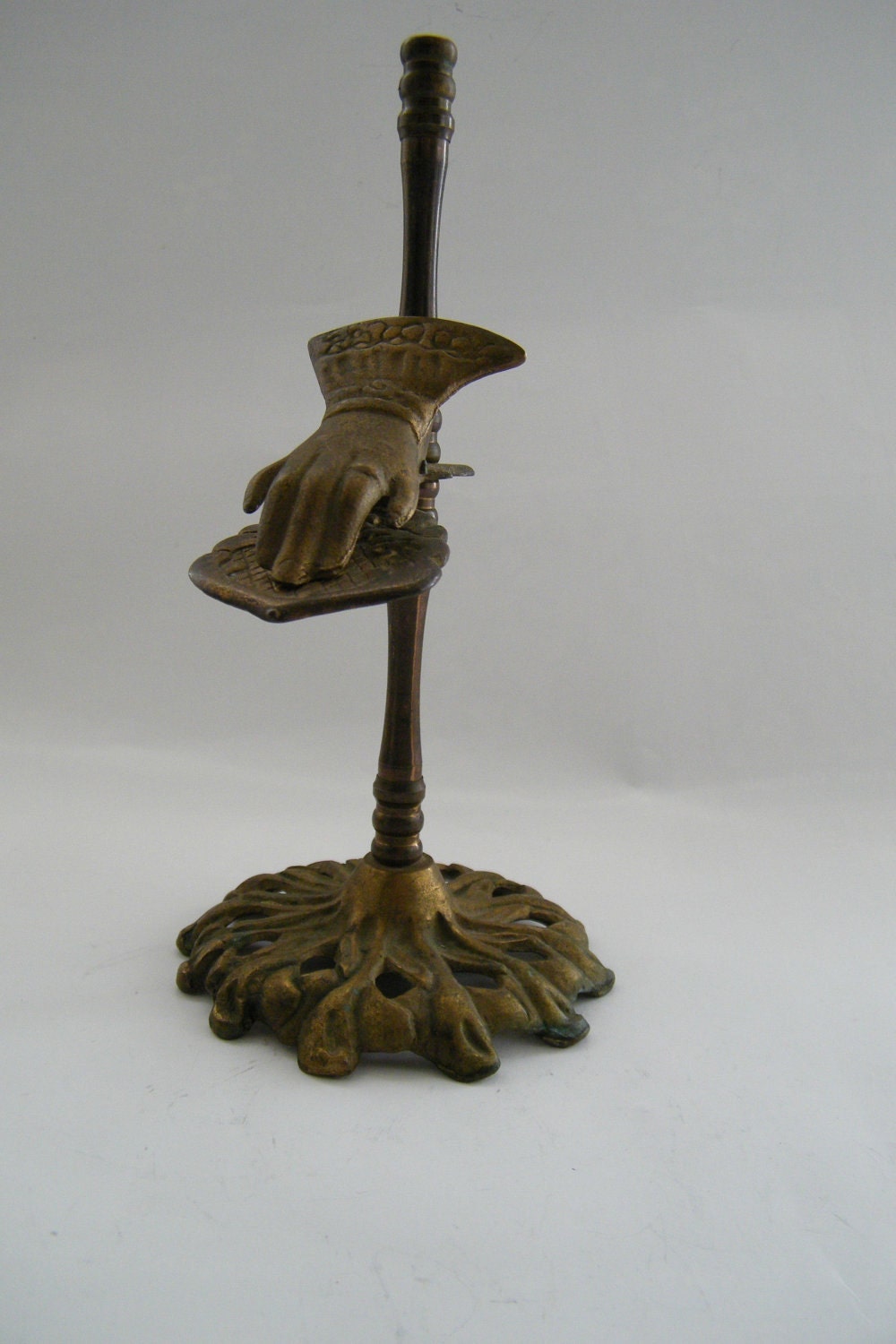 Vintage Victorian Style Brass Calling Card Holder